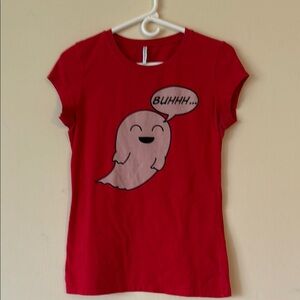 Red Ghost Graphic T-Shirt